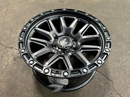 New 18X9 ET0 Lenso MX Marvel Rim (4 wheel) Matt Black 6X139.7