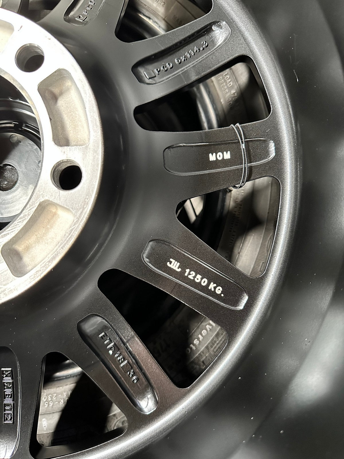 New 18X9 ET18 Lenso MX Marvel Rim (4 wheel) Matt Black 6X139.7