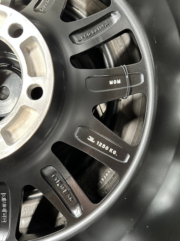 New 18X9 ET18 Lenso MX Marvel Rim (4 wheel) Matt Black 6X139.7