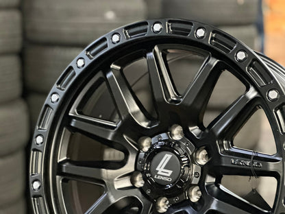 New 20X9 ET18 Lenso MX Marvel Rim (4 wheel) Matt Black 6X139.7