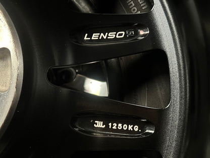 New 20X9 ET18 Lenso MX Marvel Rim (4 wheel) Matt Black 6X139.7