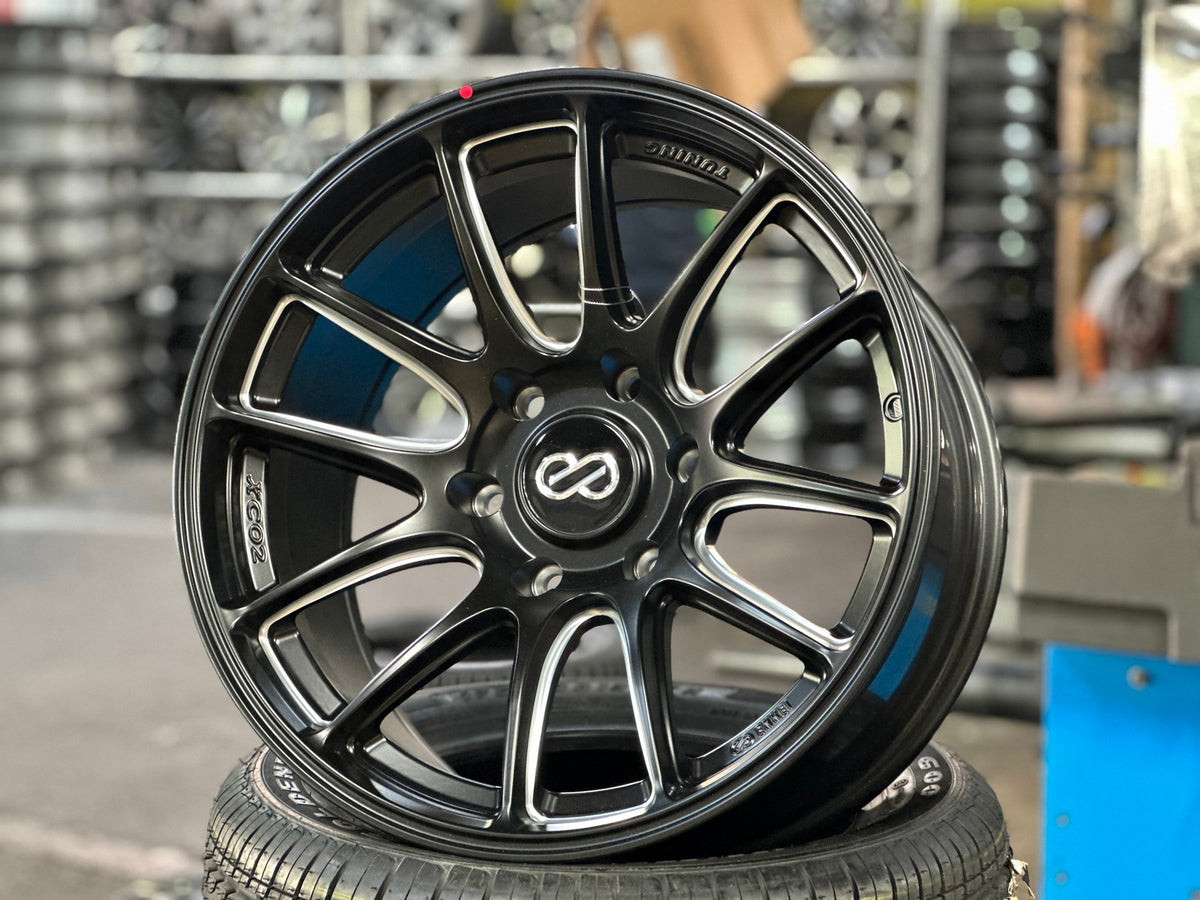New 18X9 ET0 Enkei Rim (4 wheel) Matt Black 6X139.7