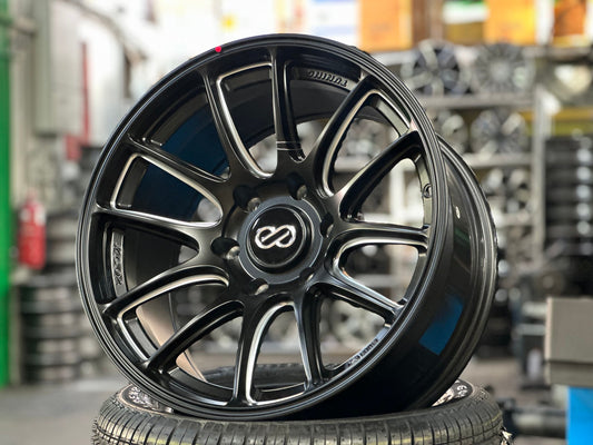 New 18X9 ET0 Enkei Rim (4 wheel) Matt Black 6X139.7