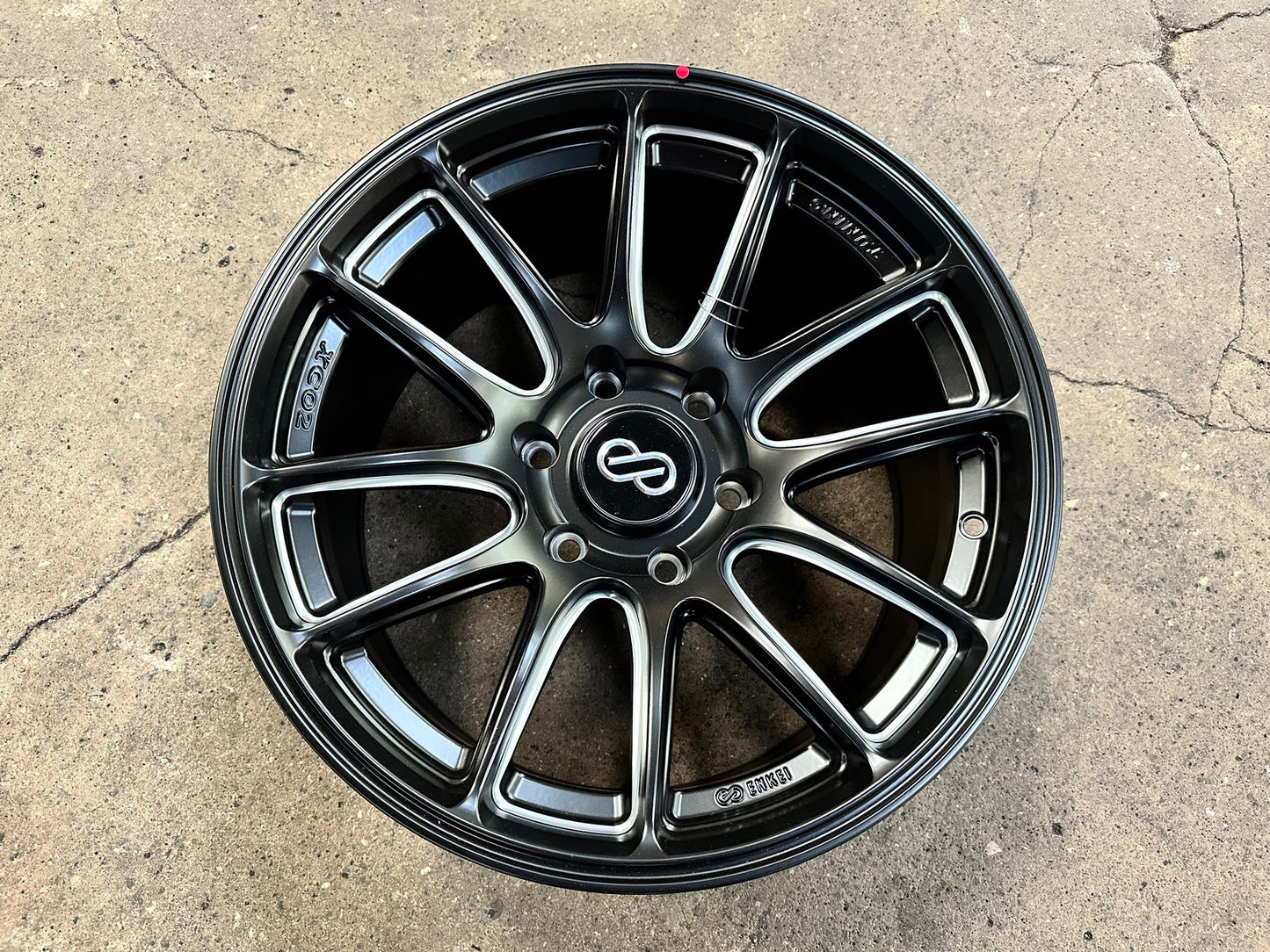New 18X9 ET0 Enkei Rim (4 wheel) Matt Black 6X139.7