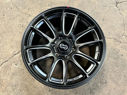 New 18X9 ET0 Enkei Rim (4 wheel) Matt Black 6X139.7