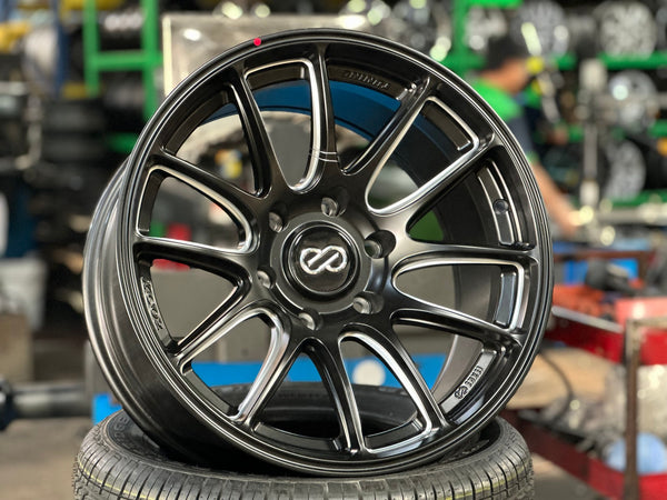 New 18X9 ET0 Enkei Rim (4 wheel) Matt Black 6X139.7