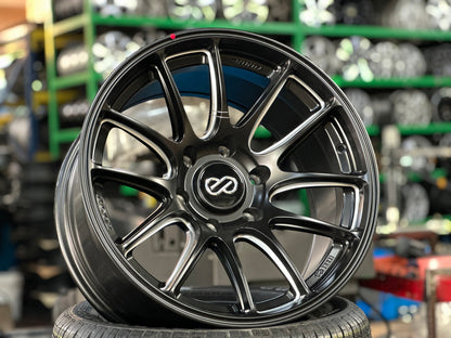 New 18X9 ET0 Enkei Rim (4 wheel) Matt Black 6X139.7