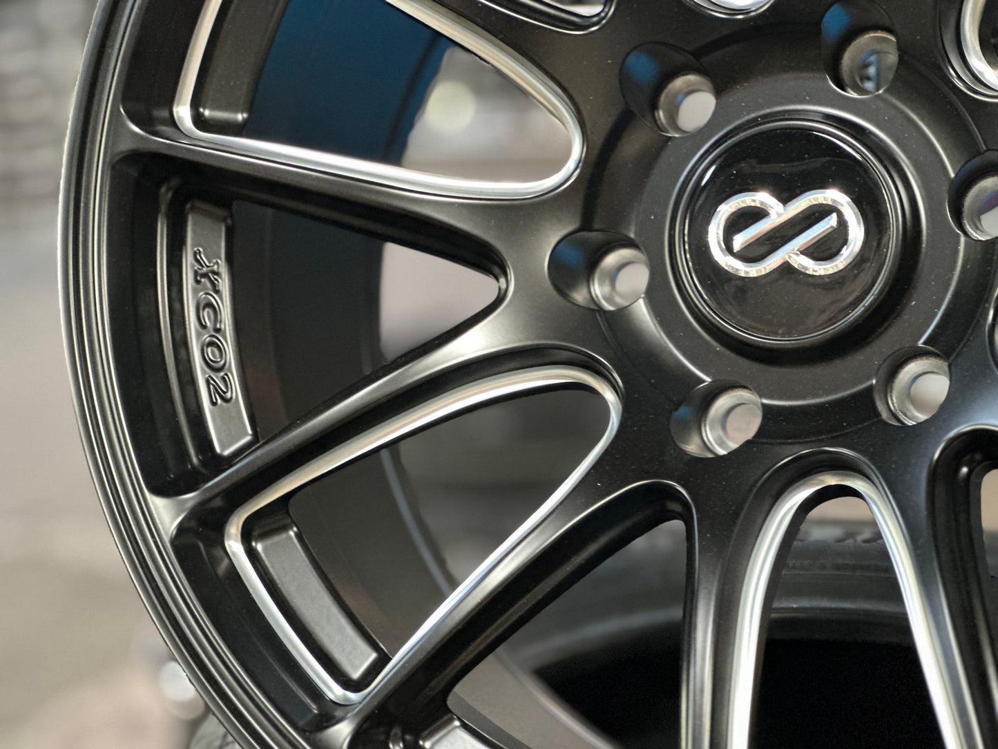 New 18X9 ET0 Enkei Rim (4 wheel) Matt Black 6X139.7