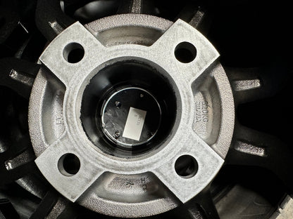 New 17X7.5 ET25 Peugeot Design Mesh Rim (4 wheel) Gloss Black 4X108