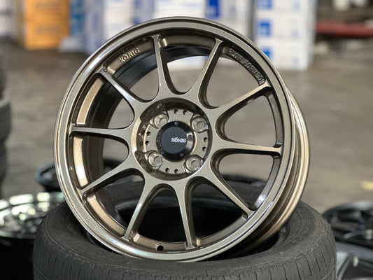 New 16X7.5 ET38 Konig Dekagram Rim (4 wheel) Gloss Bronze 4X100