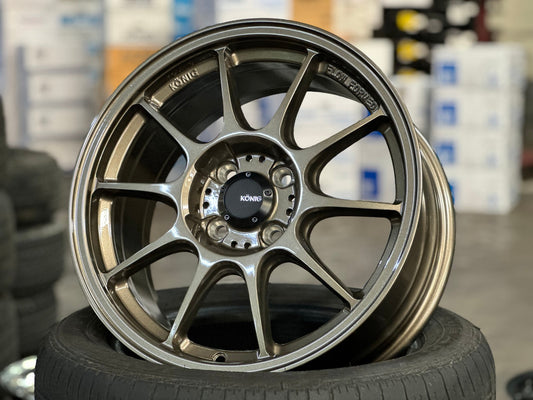 New 16X7.5 ET38 Konig Dekagram Rim (4 wheel) Gloss Bronze 4X100