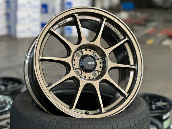 New 16X7.5 ET38 Konig Dekagram Rim (4 wheel) Gloss Bronze 4X100