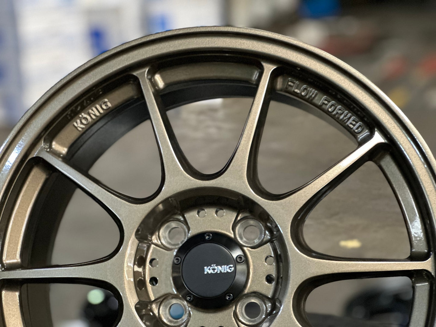 New 16X7.5 ET38 Konig Dekagram Rim (4 wheel) Gloss Bronze 4X100