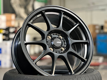 New 16X7.5 ET38 Konig Dekagram Rim (4 wheel) Matt Black 4X100