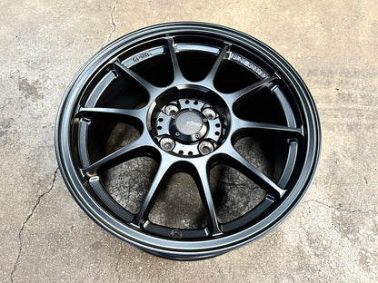 New 16X7.5 ET38 Konig Dekagram Rim (4 wheel) Matt Black 4X100