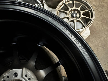 New 16X7.5 ET38 Konig Dekagram Rim (4 wheel) Matt Black 4X100