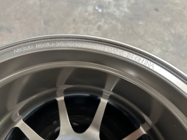 New 16X8 ET35 Konig Dekagram Rim (4 wheel) Gloss Bronze 4X100