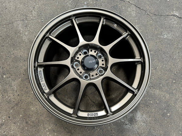 New 17X8 ET40 Konig Dekagram Rim (4 wheel) Gloss Bronze 5X114.3