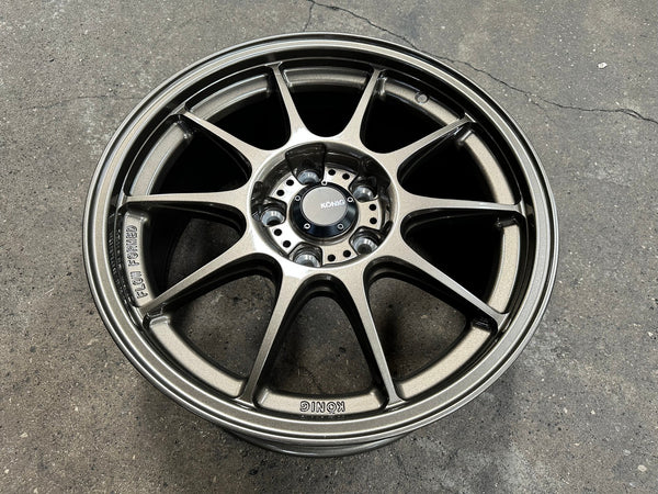 New 17X8 ET40 Konig Dekagram Rim (4 wheel) Gloss Bronze 5X114.3