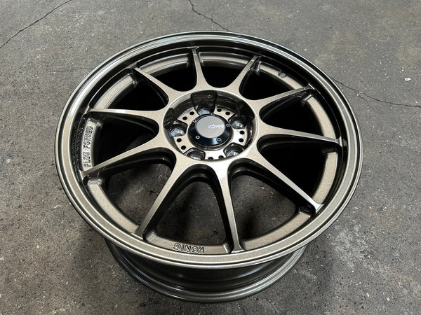 New 17X8 ET40 Konig Dekagram Rim (4 wheel) Gloss Bronze 5X114.3