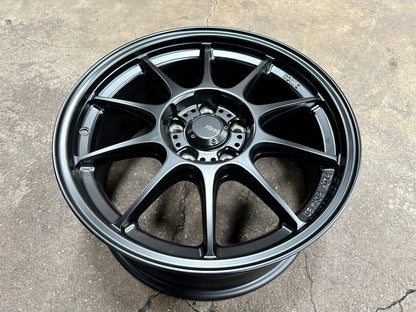 New 17X8 ET40 Konig Dekagram Rim (4 wheel) Matt Black 5X114.3