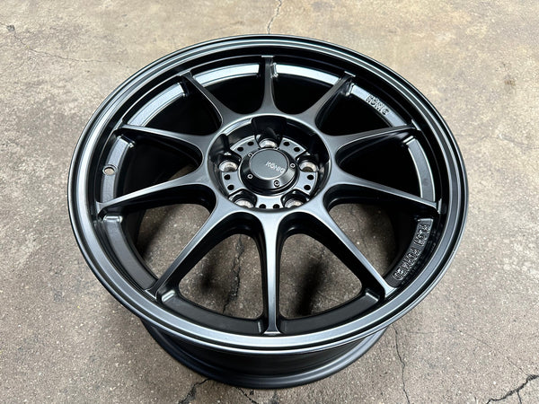 New 17X8 ET40 Konig Dekagram Rim (4 wheel) Matt Black 5X114.3