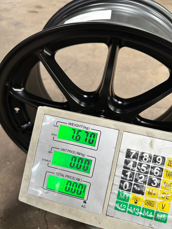 New 17X8 ET40 Konig Dekagram Rim (4 wheel) Matt Black 5X114.3