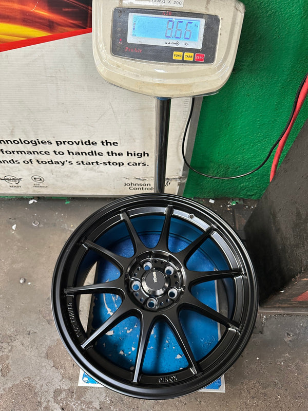 New 18X8.5 ET44 Konig Dekagram Rim (4 wheel) Matt Black 5X100