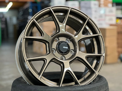 New 17X8 ET40 Konig Ampliform Rim (4 wheel) Gloss Bronze 5X114.3
