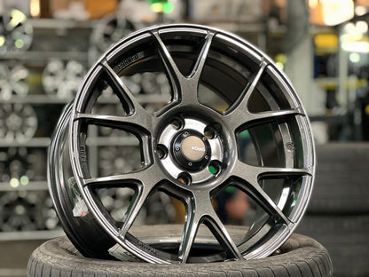 New 17X8 ET40 Konig Ampliform Rim (4 wheel) Gloss Gunmetal 5X114.3