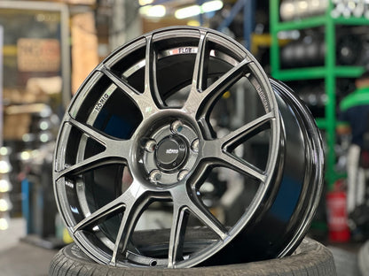 New 18X8.5 ET43 Konig Ampliform Rim (4 wheel) Gloss Gunmetal 5X112