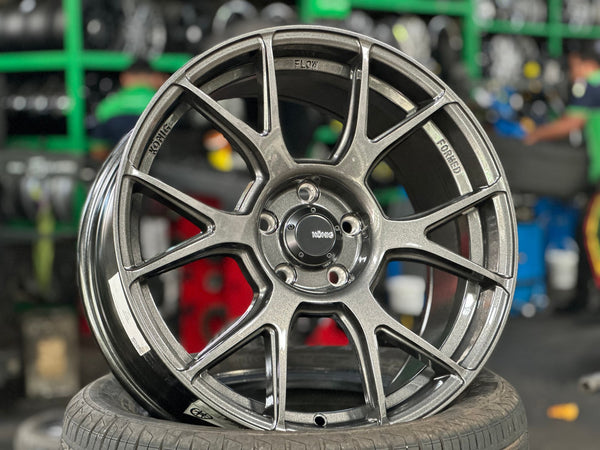 New 18X8.5 ET43 Konig Ampliform Rim (4 wheel) Gloss Gunmetal 5X112