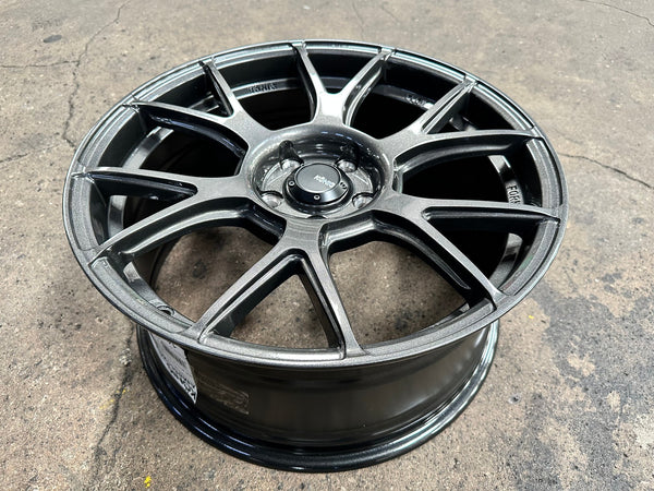 New 18X8.5 ET43 Konig Ampliform Rim (4 wheel) Gloss Gunmetal 5X112