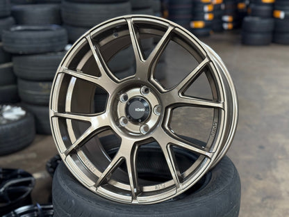 New 18X8.5 ET43 Konig Ampliform Rim (4 wheel) Gloss Bronze 5X112