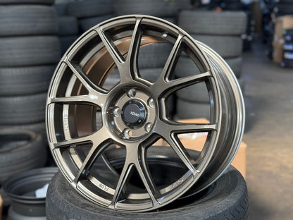 New 18X8.5 ET35 Konig Ampliform Rim (4 wheel) Gloss Bronze 5X114.3