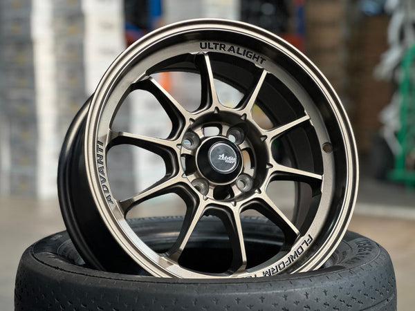 New 15X7 ET35 Advanti Tallo Rim (4 wheel) Gloss Bronze 4X100