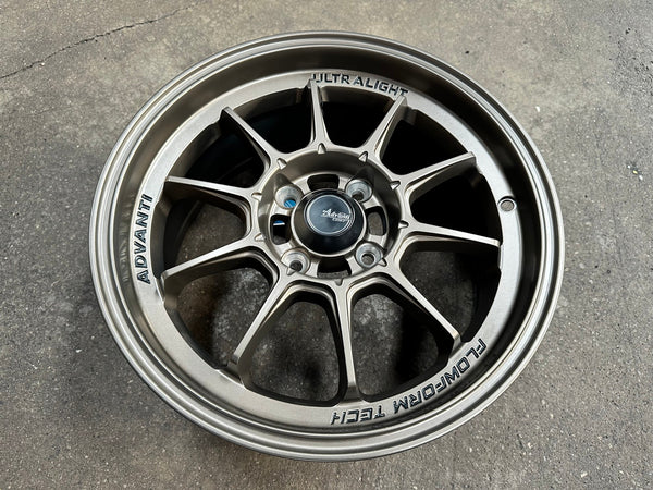 New 15X7 ET35 Advanti Tallo Rim (4 wheel) Gloss Bronze 4X100