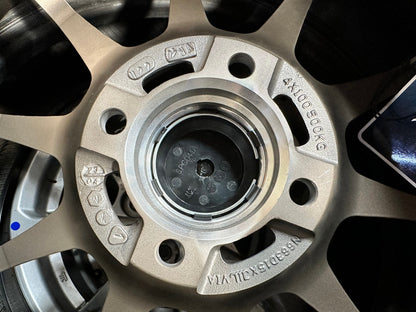 New 15X7 ET35 Advanti Tallo Rim (4 wheel) Gloss Bronze 4X100