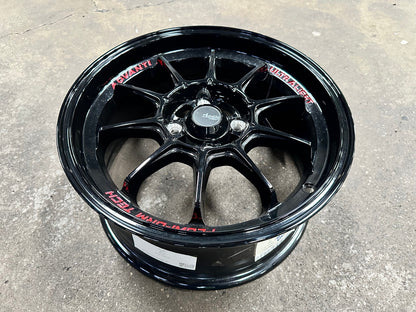 New 15X7 ET35 Advanti Tallo Rim (4 wheel) Gloss Black 4X100
