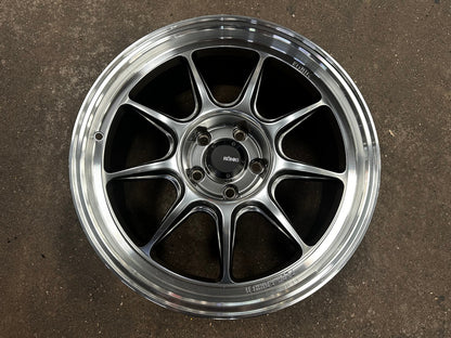 New 18X8.5 ET35 Konig Countergram Rim (4 wheel) Gloss Silver 5X114.3