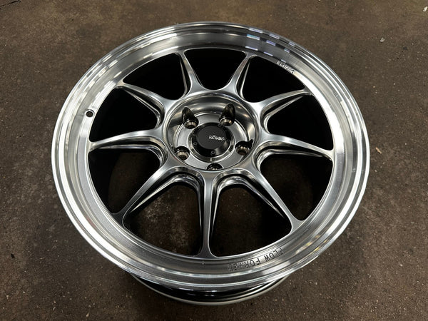 New 18X8.5 ET35 Konig Countergram Rim (4 wheel) Gloss Silver 5X114.3