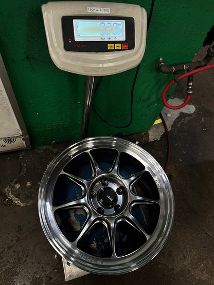 New 18X8.5 ET35 Konig Countergram Rim (4 wheel) Gloss Silver 5X114.3