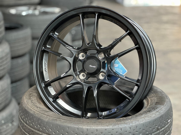 New 15X7 ET35 Advanti Storm S2 Rim (4 wheel) Matt Black 4X100