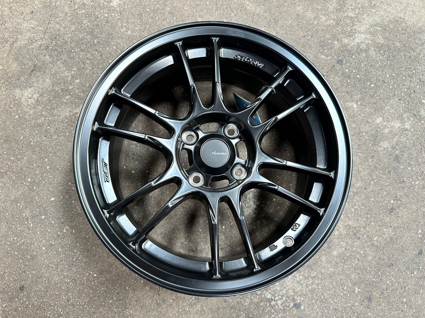 New 15X7 ET35 Advanti Storm S2 Rim (4 wheel) Matt Black 4X100