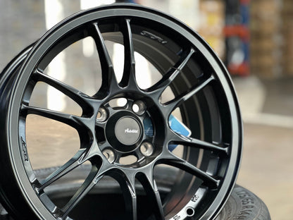 New 15X7 ET35 Advanti Storm S2 Rim (4 wheel) Matt Black 4X100