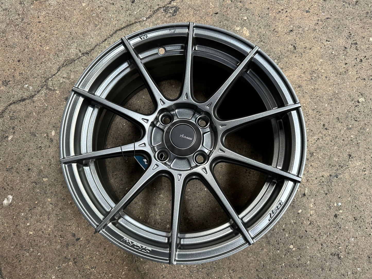 New 15X7 ET35 Advanti Storm S1 Rim (4 wheel) Matt Gunmetal 4X100
