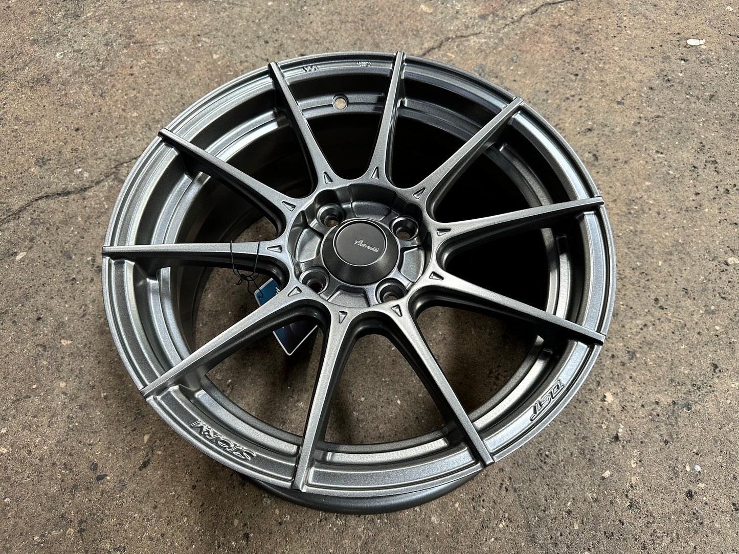 New 15X7 ET35 Advanti Storm S1 Rim (4 wheel) Matt Gunmetal 4X100