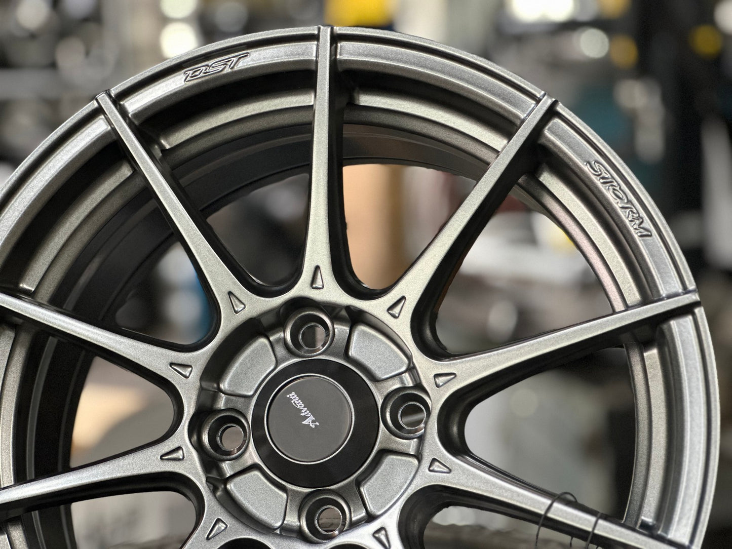 New 15X7 ET35 Advanti Storm S1 Rim (4 wheel) Matt Gunmetal 4X100