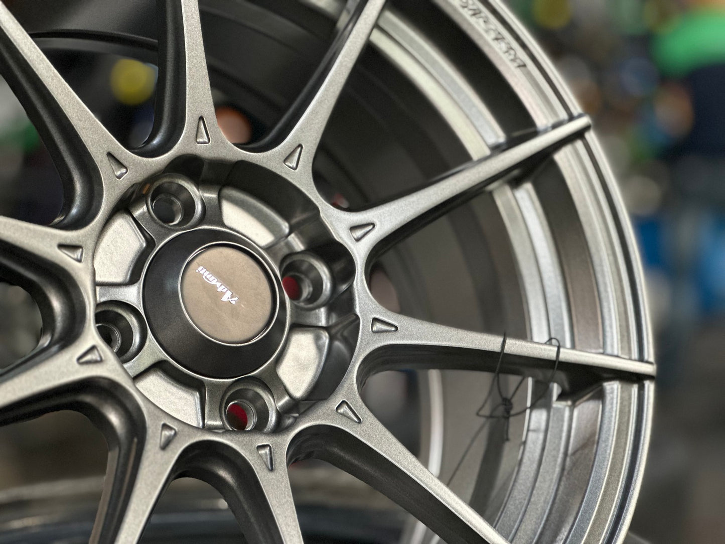 New 15X7 ET35 Advanti Storm S1 Rim (4 wheel) Matt Gunmetal 4X100