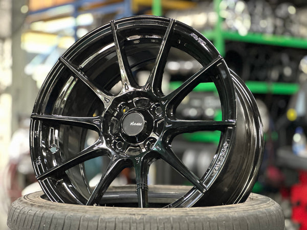 New 15X7 ET35 Advanti Storm S1 Rim (4 wheel) Gloss Black 4X100